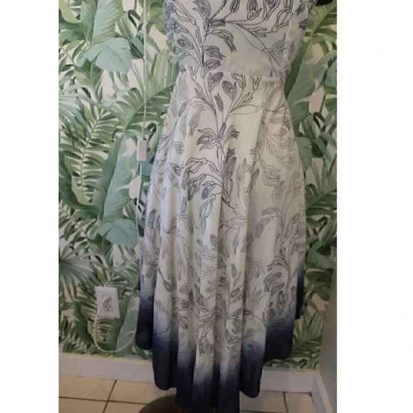 AM:PM Women's Boho Dip Dyed Wrap V-Neck Flowy Summer Dress W/ Pockets - Picture 8 of 8